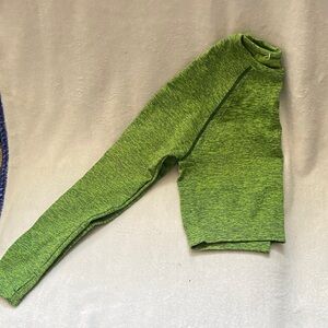 Fabletics Green Crop Top